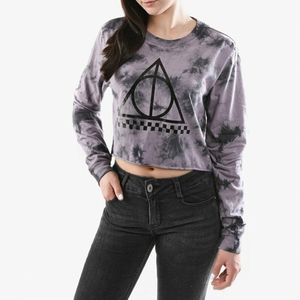 NWT Vans x Harry Potter Deathly Hallows Crop Top